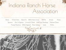 Tablet Screenshot of indianaranchhorse.com